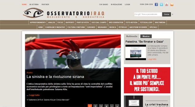 Home page Osservatorio Iraq