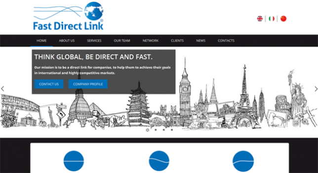 Home Page del sito Fast Direct Link